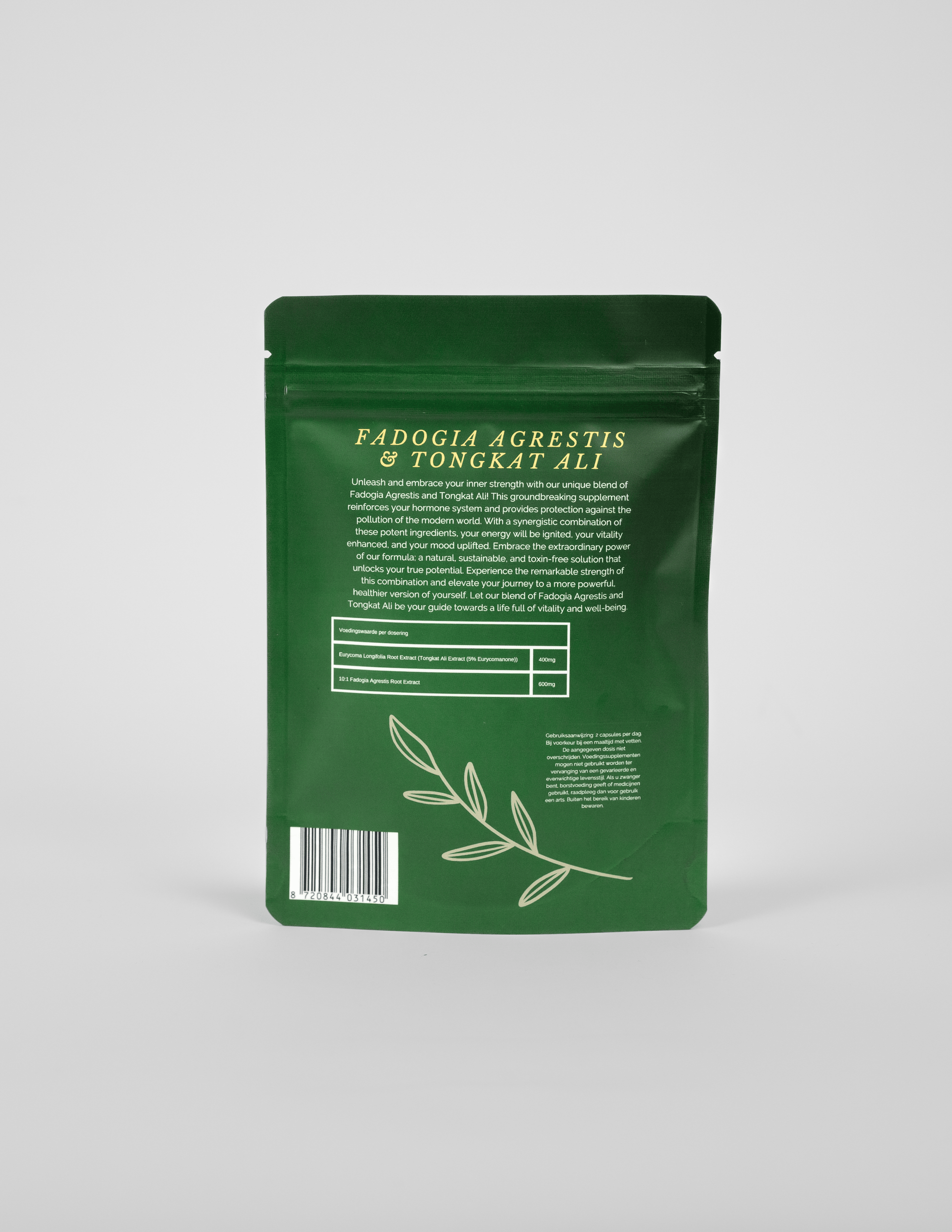 fadogia agrestis en tongkat ali 60 capsules
